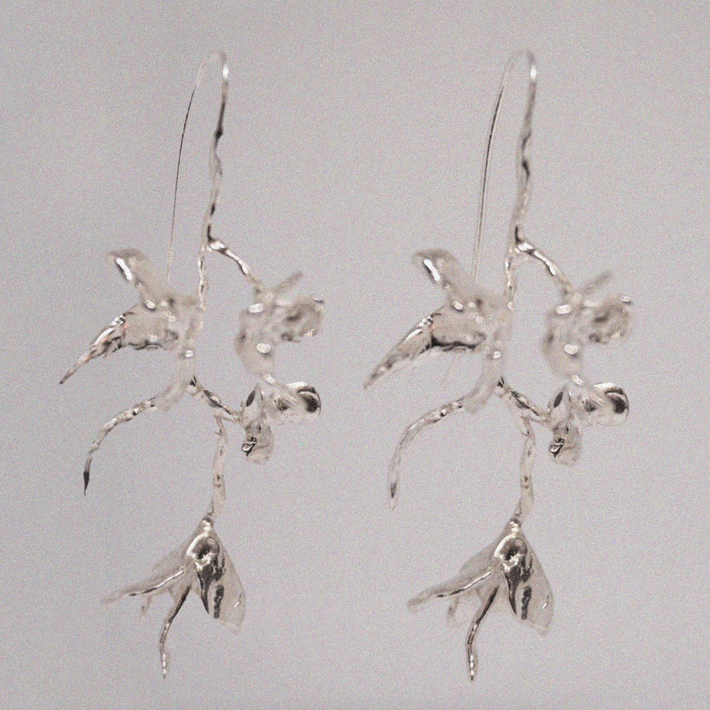 Pendientes de plata de ley hechos a mano por The Ink